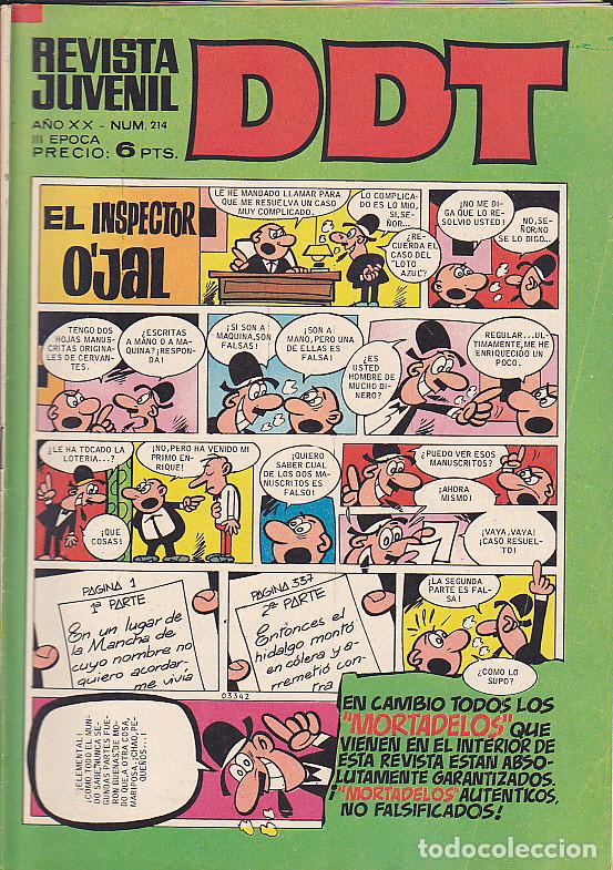 Tebeos: COMIC COLECCION DDT N&ordm; 214 - Foto 1