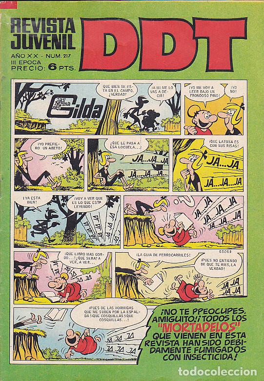 Tebeos: COMIC COLECCION DDT N&ordm; 217 - Foto 1