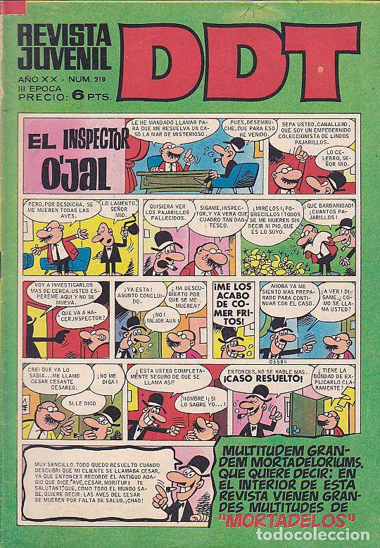 Tebeos: COMIC COLECCION DDT N&ordm; 218 - Foto 1