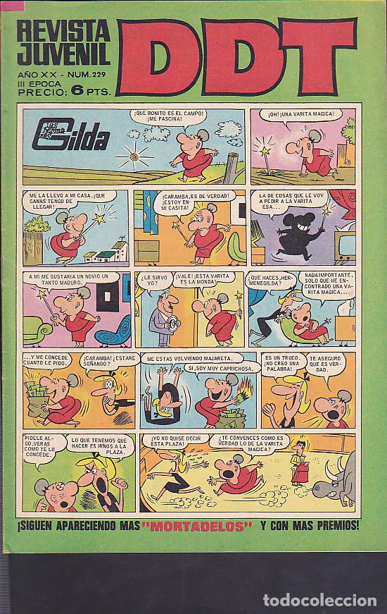 Tebeos: COMIC COLECCION DDT N&ordm; 229 - Foto 1
