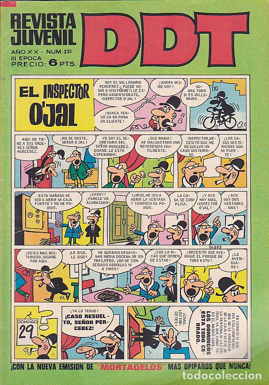 Tebeos: COMIC COLECCION DDT N&ordm; 231 - Foto 1