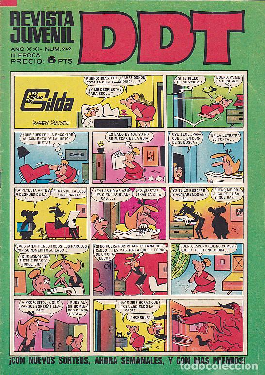 Tebeos: COMIC COLECCION DDT N&ordm; 242 - Foto 1