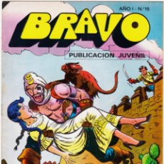 Tebeos: BRAVO Nº 15: EL CACHORRO 8. BRUGUERA, 1976-77.. Lote 312235588