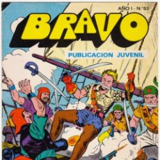 Tebeos: BRAVO Nº 53: EL CACHORRO 27. BRUGUERA, 1976-77.. Lote 312238483
