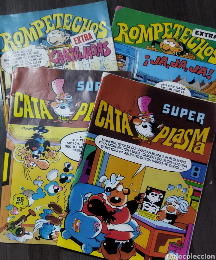 Tebeos: Lote 2 Super Cataplasma y 2 Rompetechos - Foto 1