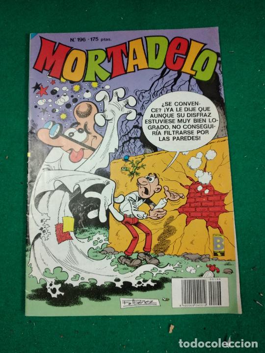 Tebeos: MORTADELO N&ordm; 196. EDICIONES B 1987. - Foto 1
