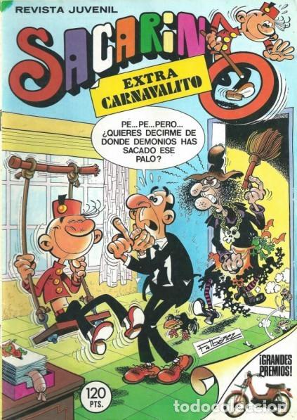 Tebeos: SACARINO-EXTRA CARNAVALITO- N&ordm; 51 -EXTRAS BRUGUERA-JAN-TOM&Aacute;S PORTO-1984-CASI BUENO-DIF&Iacute;CIL-LEA-6152