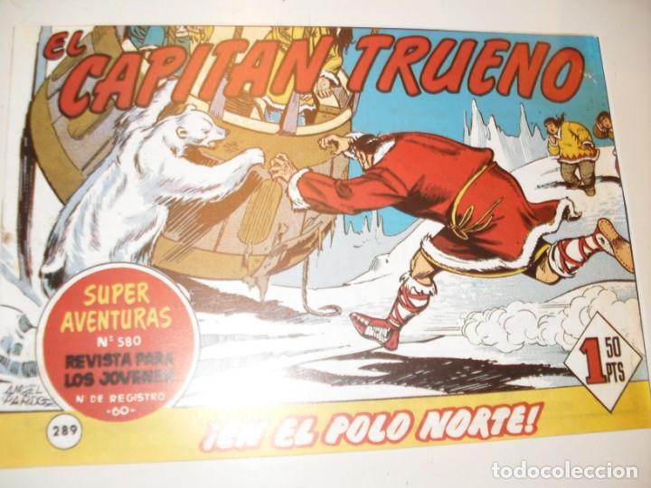 Tebeos: FACSIMIL el capitan trueno 289.(de 618)editorial bruguera,a&ntilde;o 1956..IMPECABLE.