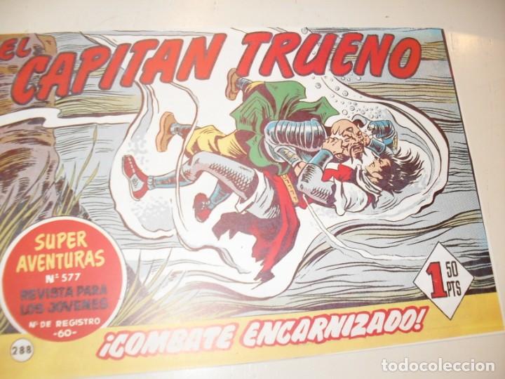 Tebeos: FACSIMIL el capitan trueno 288.(de 618)editorial bruguera,a&ntilde;o 1956..IMPECABLE.