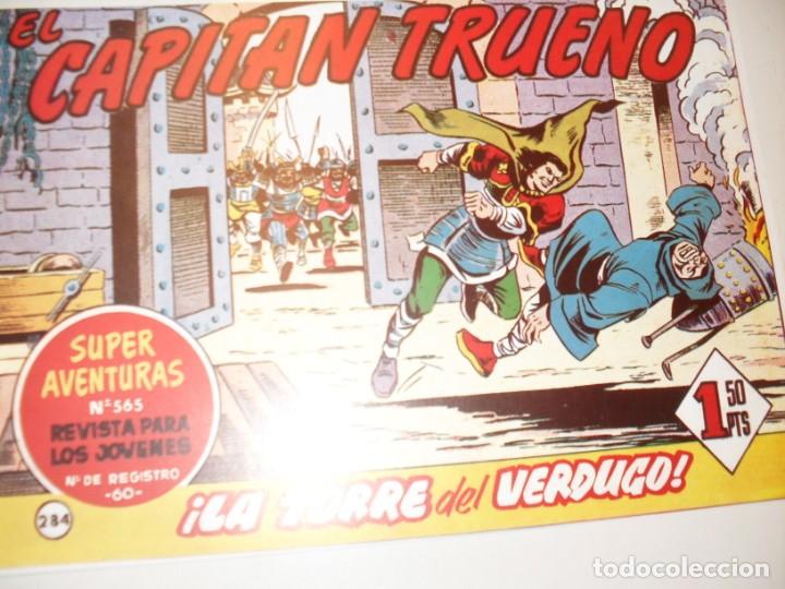 Tebeos: FACSIMIL el capitan trueno 284.(de 618)editorial bruguera,a&ntilde;o 1956..IMPECABLE.