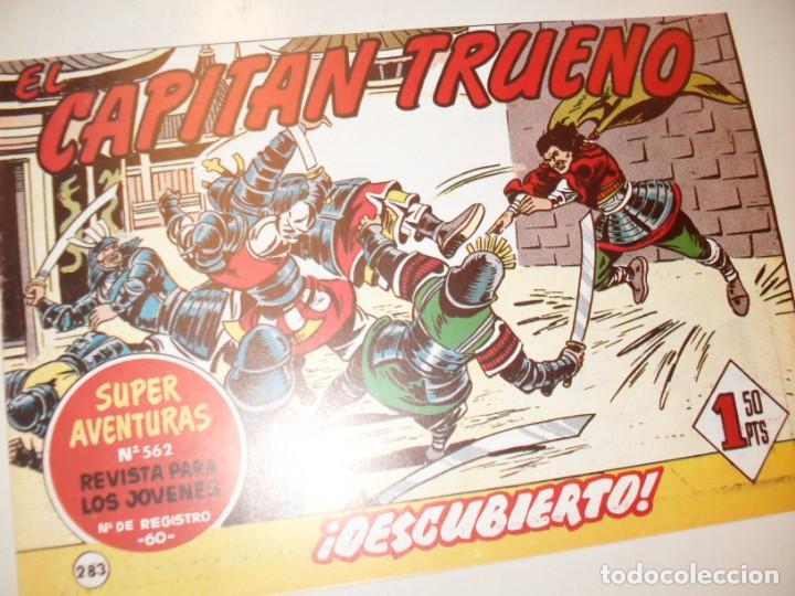 Tebeos: FACSIMIL el capitan trueno 283.(de 618)editorial bruguera,a&ntilde;o 1956..IMPECABLE.