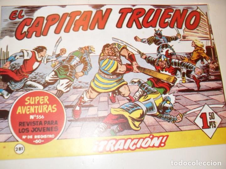 Tebeos: FACSIMIL el capitan trueno 281.(de 618)editorial bruguera,a&ntilde;o 1956..IMPECABLE.