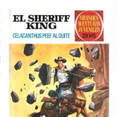 Tebeos: EL SHERIFF KING 71: CELACANTHUS PEFF AL QUITE, 1975, BRUGUERA, MUY BUEN ESTADO. Lote 313499118