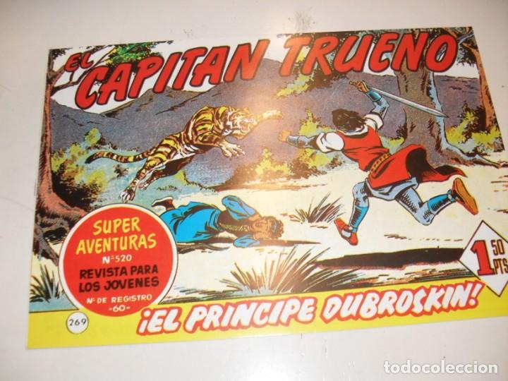 Tebeos: FACSIMIL el capitan trueno 269.(de 618)editorial bruguera,a&ntilde;o 1956..IMPECABLE.