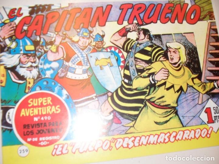 Giornalini: FACSIMIL el capitan trueno 259.(de 618)editorial bruguera,a&ntilde;o 1956..IMPECABLE.