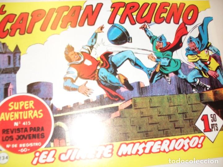 Tebeos: FACSIMIL el capitan trueno 234.(de 618)editorial bruguera,a&ntilde;o 1956..IMPECABLE.