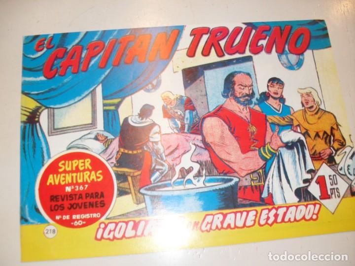 Tebeos: FACSIMIL el capitan trueno 218.(de 618)editorial bruguera,a&ntilde;o 1956..IMPECABLE.