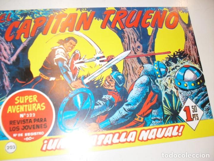 Tebeos: FACSIMIL el capitan trueno 203.(de 618)editorial bruguera,a&ntilde;o 1956..IMPECABLE.