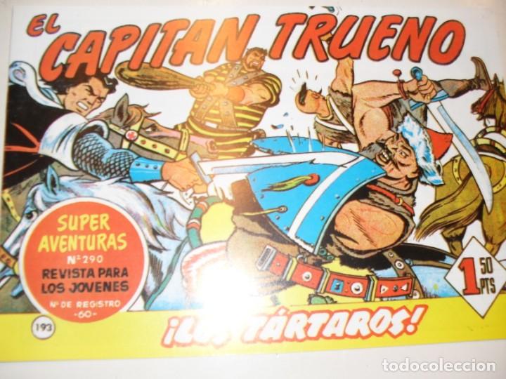 Tebeos: FACSIMIL el capitan trueno 193.(de 618)editorial bruguera,a&ntilde;o 1956..IMPECABLE.