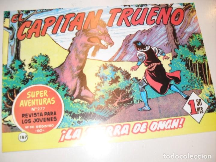 Tebeos: FACSIMIL el capitan trueno 187.(de 618)editorial bruguera,a&ntilde;o 1956..IMPECABLE.