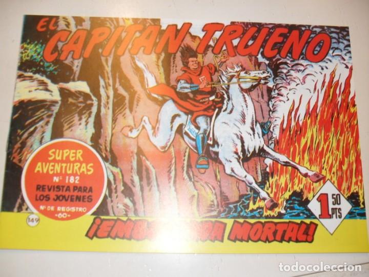 Tebeos: FACSIMIL el capitan trueno 149.(de 618)editorial bruguera,a&ntilde;o 1956..IMPECABLE.