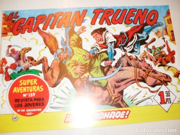 Tebeos: FACSIMIL el capitan trueno 132.(de 618)editorial bruguera,a&ntilde;o 1956..IMPECABLE.