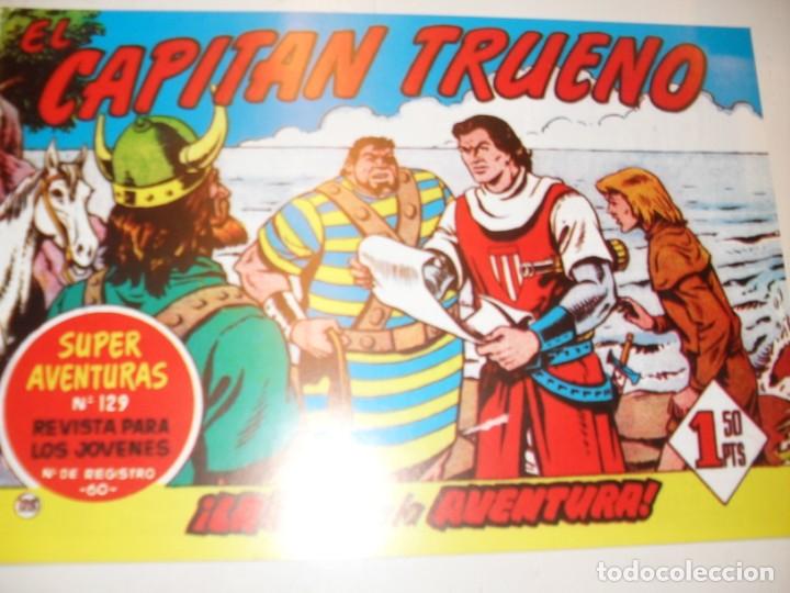 Tebeos: FACSIMIL el capitan trueno 128.(de 618)editorial bruguera,a&ntilde;o 1956..IMPECABLE.