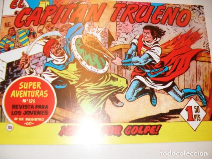 Tebeos: FACSIMIL el capitan trueno 126.(de 618)editorial bruguera,a&ntilde;o 1956..IMPECABLE.