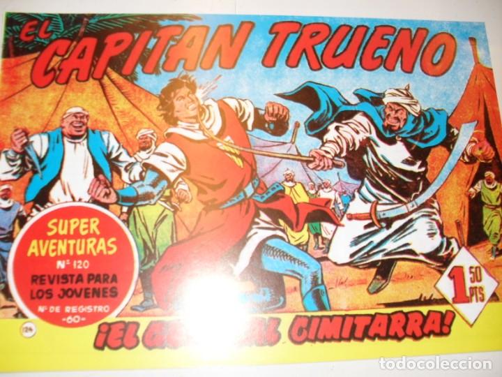 Tebeos: FACSIMIL el capitan trueno 124.(de 618)editorial bruguera,a&ntilde;o 1956..IMPECABLE.