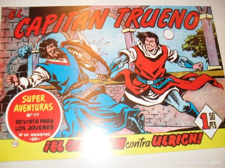 Tebeos: FACSIMIL el capitan trueno 123.(de 618)editorial bruguera,a&ntilde;o 1956..IMPECABLE.