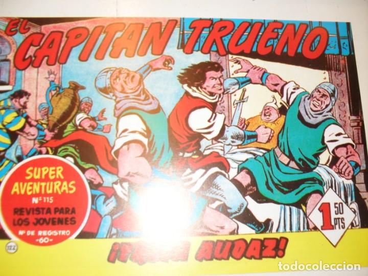 Tebeos: FACSIMIL el capitan trueno 122.(de 618)editorial bruguera,a&ntilde;o 1956..IMPECABLE.