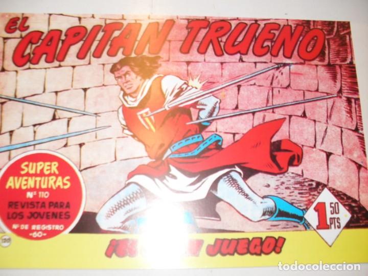 Tebeos: FACSIMIL el capitan trueno 120.(de 618)editorial bruguera,a&ntilde;o 1956..IMPECABLE.