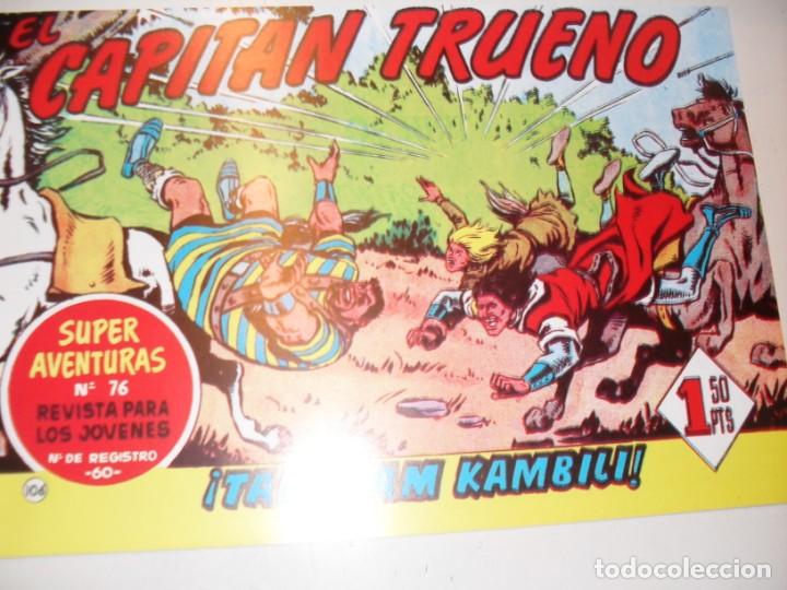Tebeos: FACSIMIL el capitan trueno 106.(de 618)editorial bruguera,a&ntilde;o 1956..IMPECABLE.