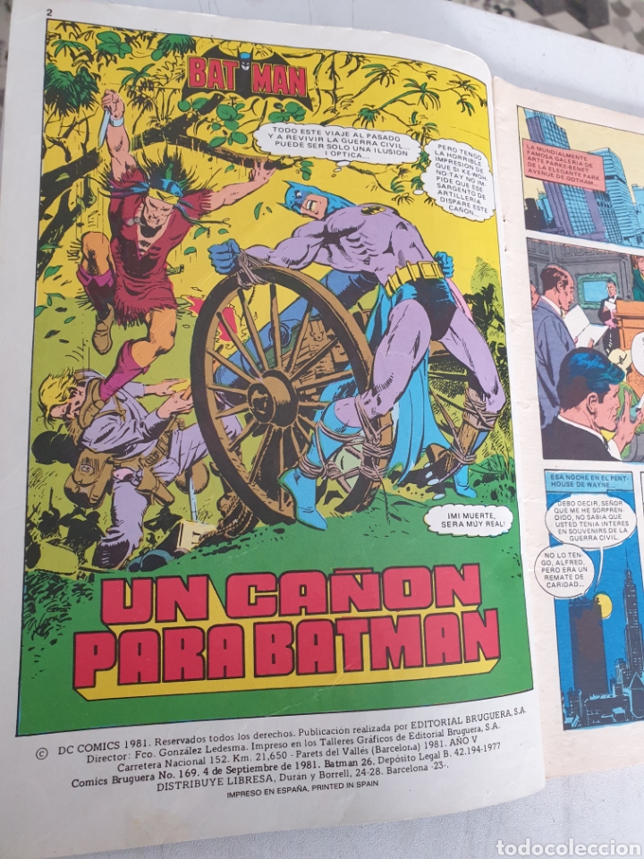 Tebeos: BATMAN N&Uacute;MERO 26. COMICS BRUGUERA - Foto 3