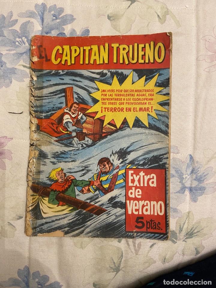 Tebeos: CAPITAN TRUENO EXTRA DE VERANO TERROR EN EL MAR - Foto 1