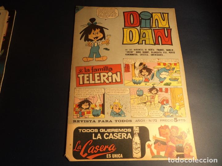 Tebeos: Din Dan. N&deg;72. Bruguera. (Av-3) - Foto 1