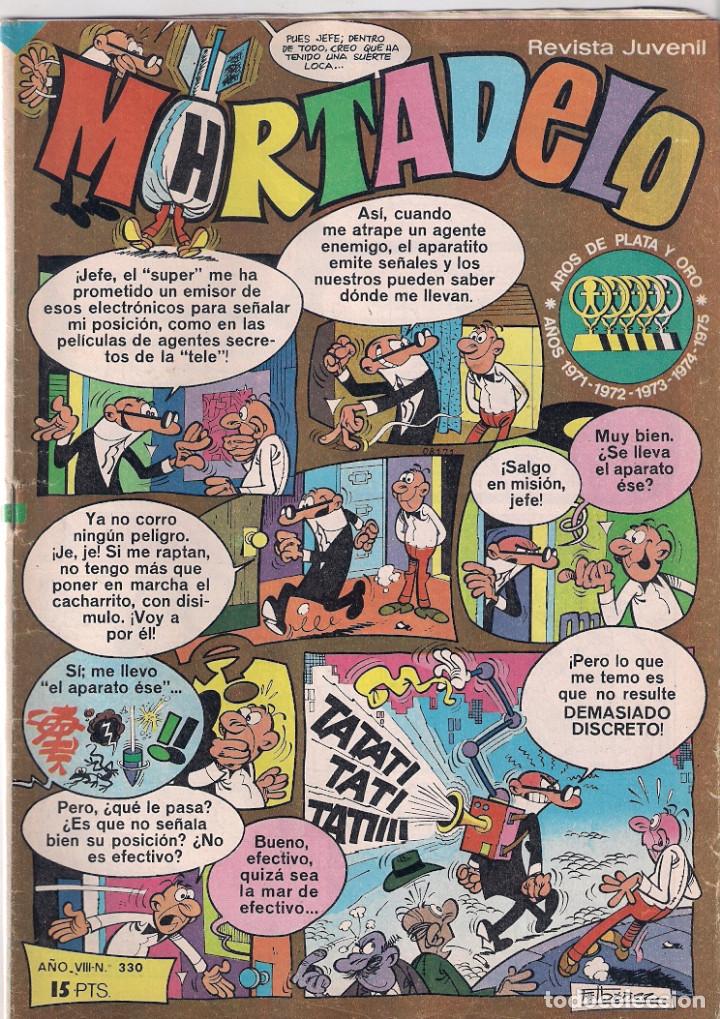Tebeos: Mortadelo Semanal n&ordm; 330 - Foto 1