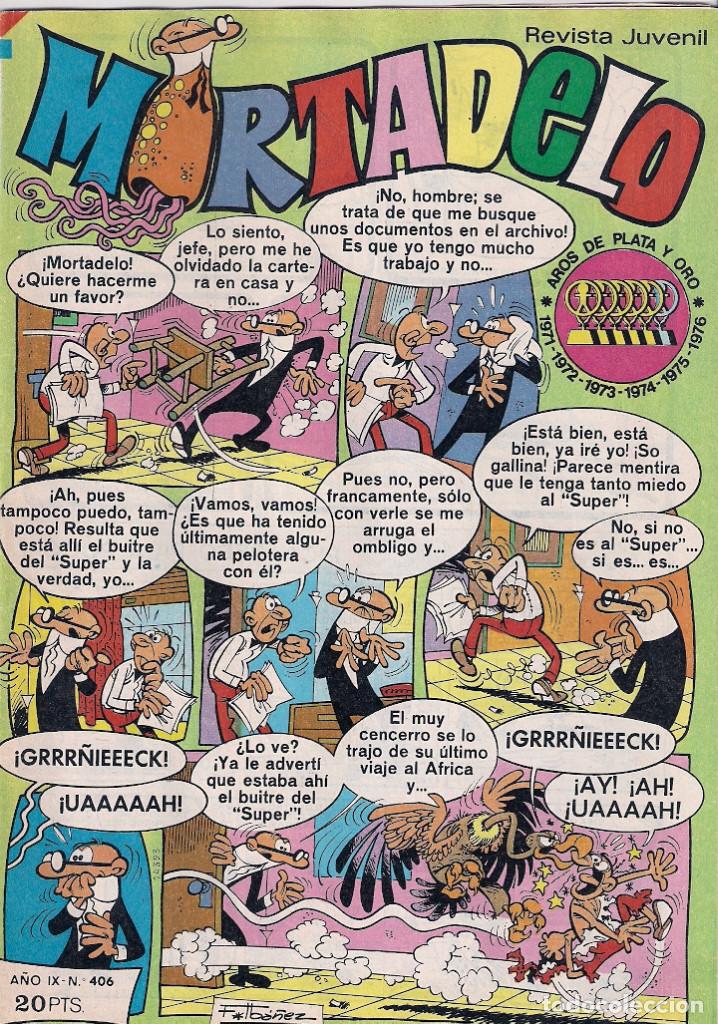 Tebeos: Mortadelo Semanal n&ordm; 406 - Foto 1