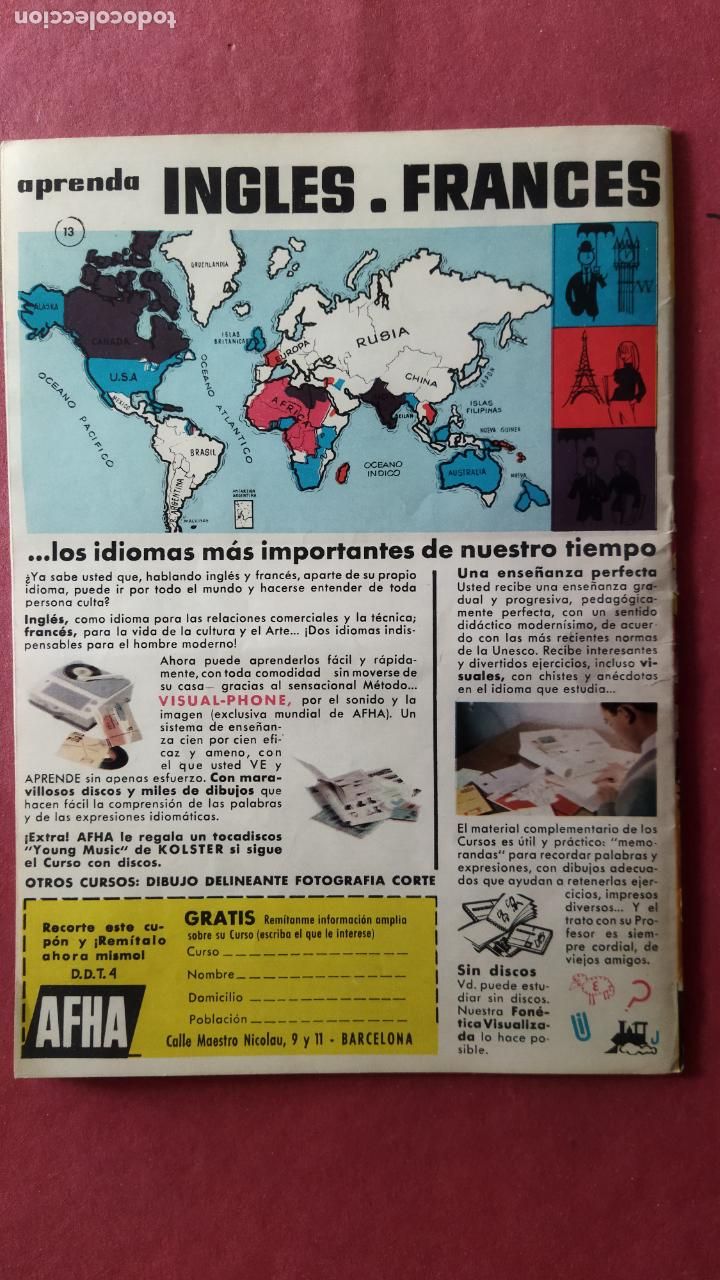 Tebeos: EL DDT EXTRA DE VERANO 1961 ORIGINAL COMO NUEVO - Foto 2