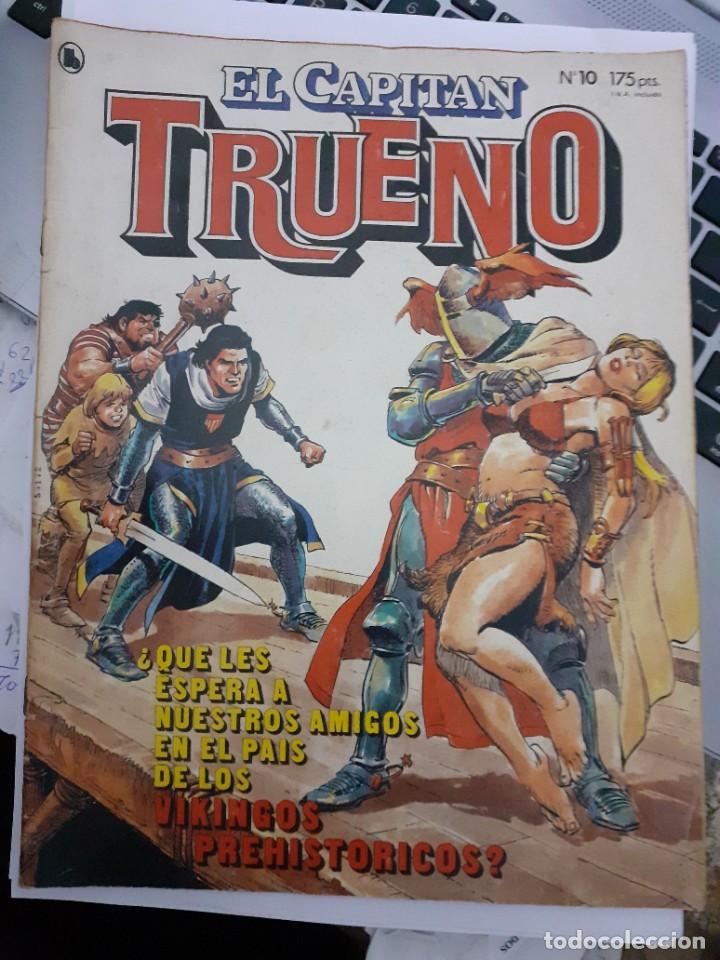 Livros de Banda Desenhada: EL CAPIT&Aacute;N TRUENO-REVISTA SEMANAL- N 10 -L.BERMEJO-J.REDONDO-JOS&Eacute; ORTIZ-1986-CASI BUENO-LEA-6233