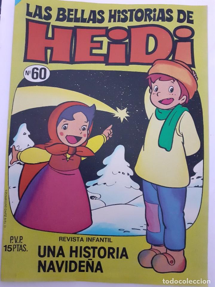Tebeos: LAS BELLAS HISTORIAS DE HEIDI-BRUGUERA- N&ordm; 60 -GRAN TRABAJO DE JAN-1976-ESCASO-BUENO-LEA-6248