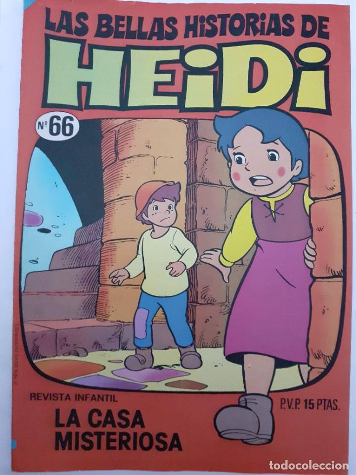 Tebeos: LAS BELLAS HISTORIAS DE HEIDI-BRUGUERA- N&ordm; 66 -GRAN TRABAJO DE JAN-1976-ESCASO-BUENO-LEA-6251