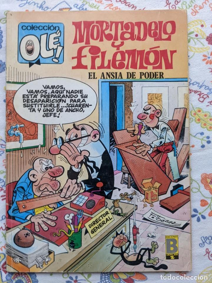 Tebeos: MORTADELO Y FILEMON - EL ANSIA DE PODER - CON PEPE GOTERA Y OTILIO - Foto 1