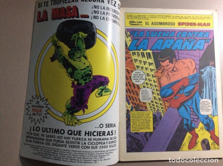 Tebeos: SPIDERMAN BRUGUERA N&Uacute;MERO 21 - Foto 2