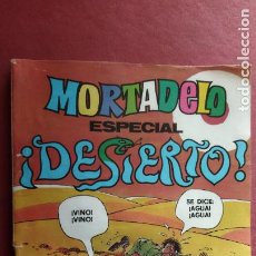 Tebeos: MORTADELO ESPECIAL ¡ DESIERTO ! - 1980 - EMILIO SALGARI, DESIERTO DE FUEGO - CRUCIGRAMAS SIN HACER