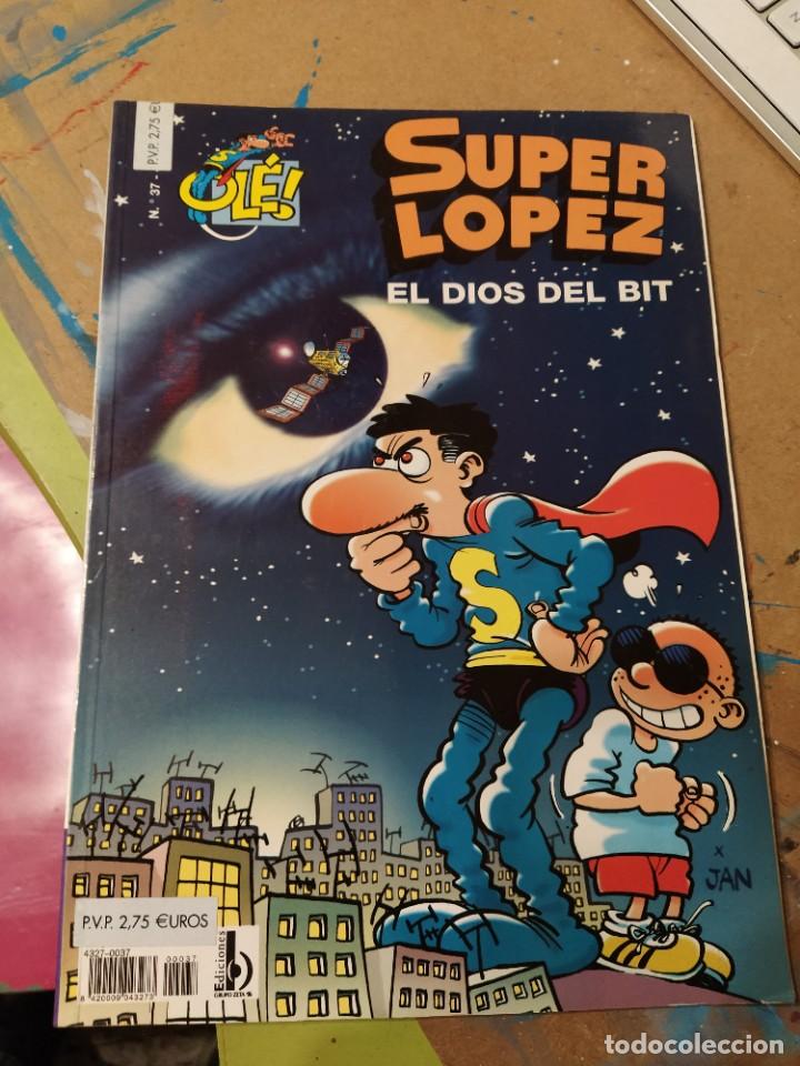 Tebeos: Superl&oacute;pez - El dios del bit (OLE 37) - Foto 1