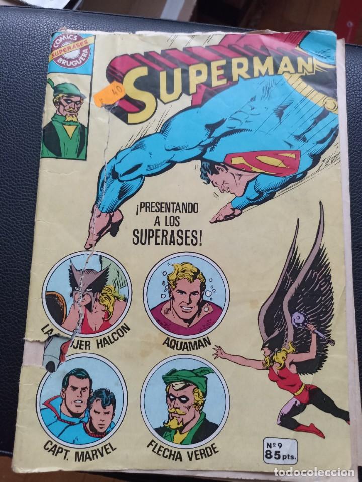 Tebeos: SUPERMAN. N&ordm; 9. SUPERASES COMICS BRUGUERA - Foto 1