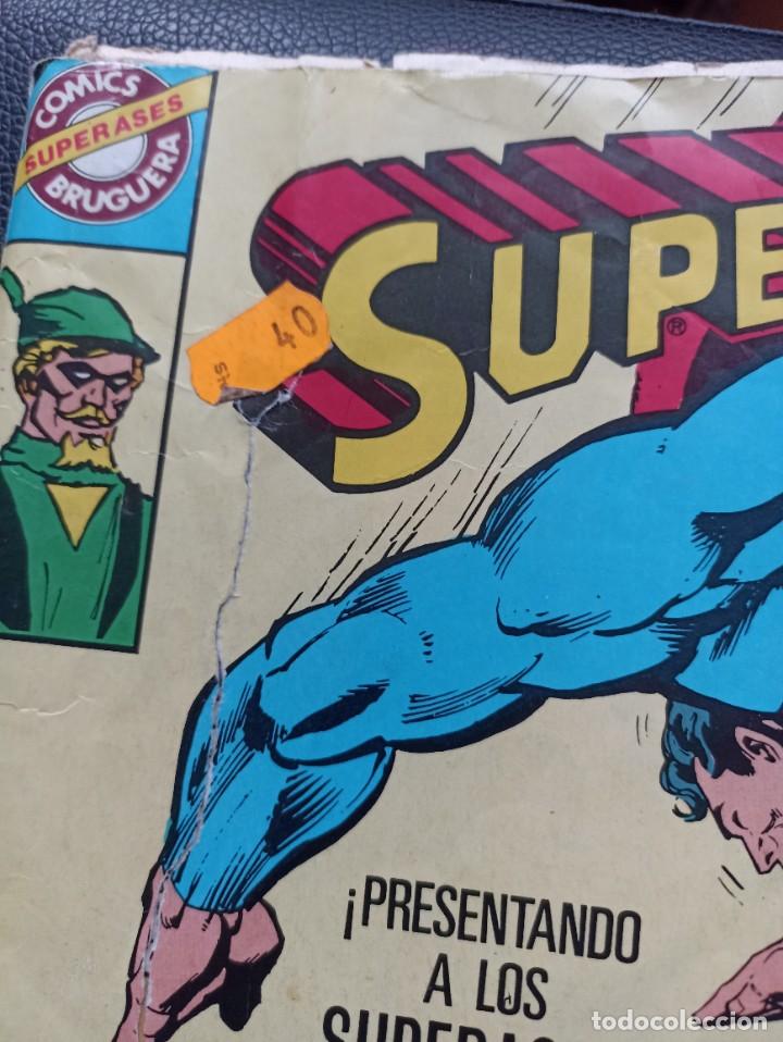Tebeos: SUPERMAN. N&ordm; 9. SUPERASES COMICS BRUGUERA - Foto 3