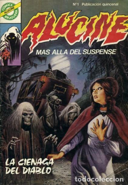 Livros de Banda Desenhada: ALUCINE-COMICS BRUGUERA- N&ordm; 1 -CORREA-J. BL&Aacute;ZQUEZ-F.CABRERIZO-1984-BUENO-MUY DIF&Iacute;CIL-LEA-VEA-6241