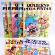 Tebeos: QUADERNS PER PINTAR HEROIS INFANTILS - GRANDE 1 A 8. COMPLETA (JAN) BRUGUERA, 1985. OFRT